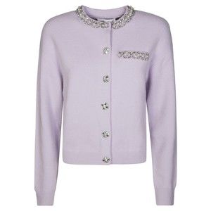 Self-Portrait Cristal Trim Cardigan With Sparkling Embellishments - NWT
